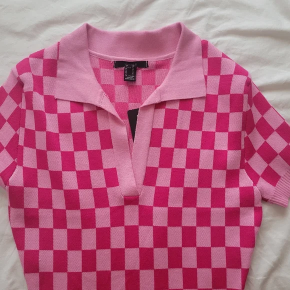 Pink Checkered Dress - Picture 2 of 3